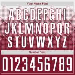 White Jersey Crimson Soccer Uniform Sublimation Custom