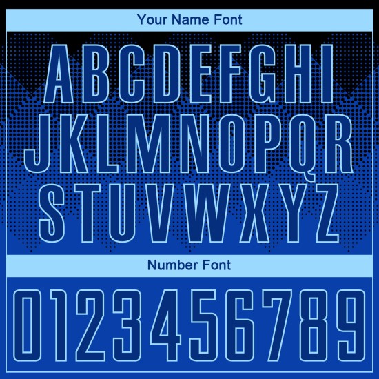 Black Royal-Light Jersey Blue Uniform Sublimation Custom Soccer