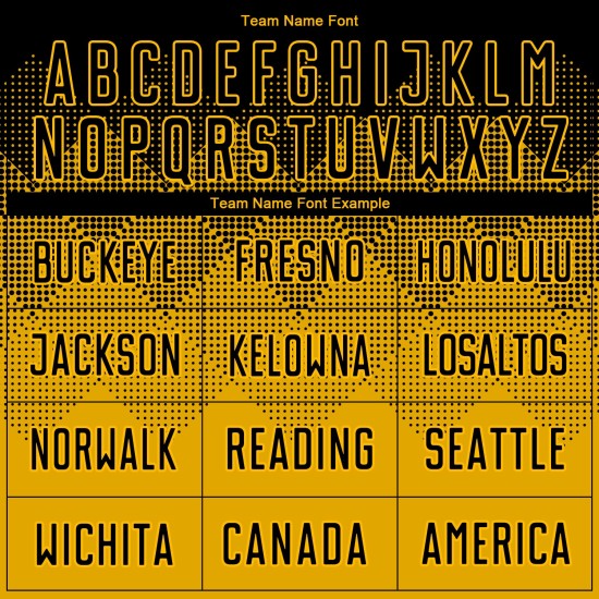 Sublimation Custom Soccer Gold Uniform Black Jersey