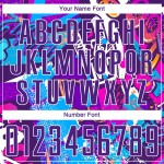 Custom Purple-White Graffiti Soccer Uniform Pattern Jersey Sublimation