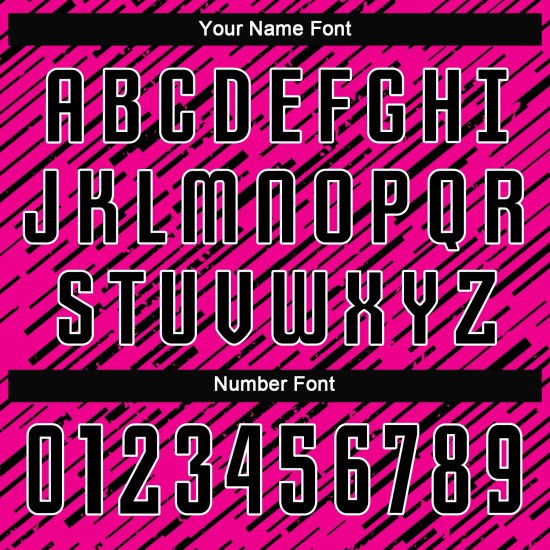 Sublimation Jersey Black-White Uniform Custom Soccer Pink