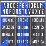 Custom Jersey Soccer Uniform Black Sublimation White-Royal