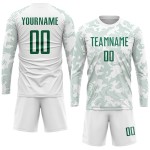 Jersey Sublimation Kelly White Uniform Custom Green Soccer