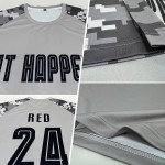 Custom Soccer Black-Camo Gray Jersey Sublimation Uniform