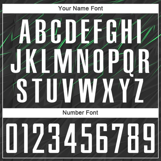 Black Custom White-Neon Soccer Jersey Uniform Sublimation Green Black Custom White-Neon Soccer Jersey Uniform Sublimation Green